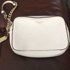 White coach wristlet